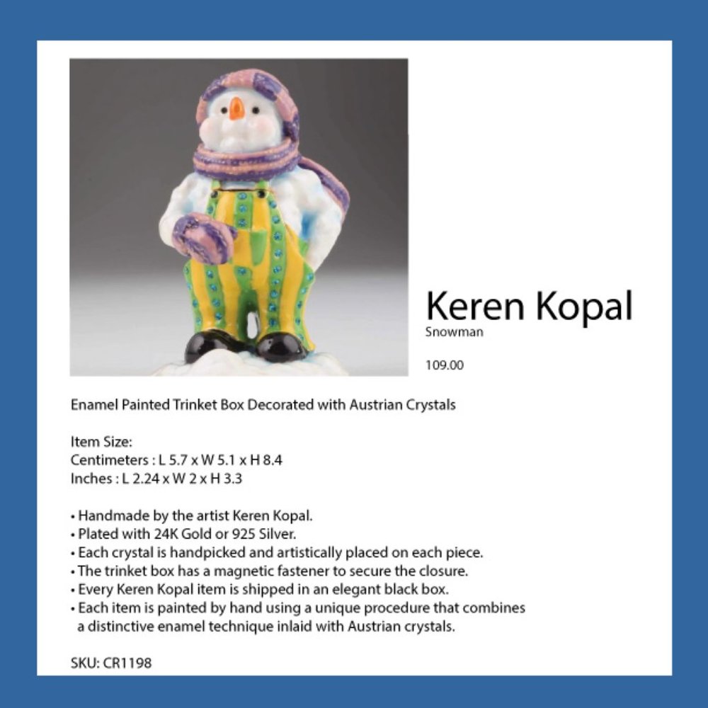 Keren Kopal Snowman